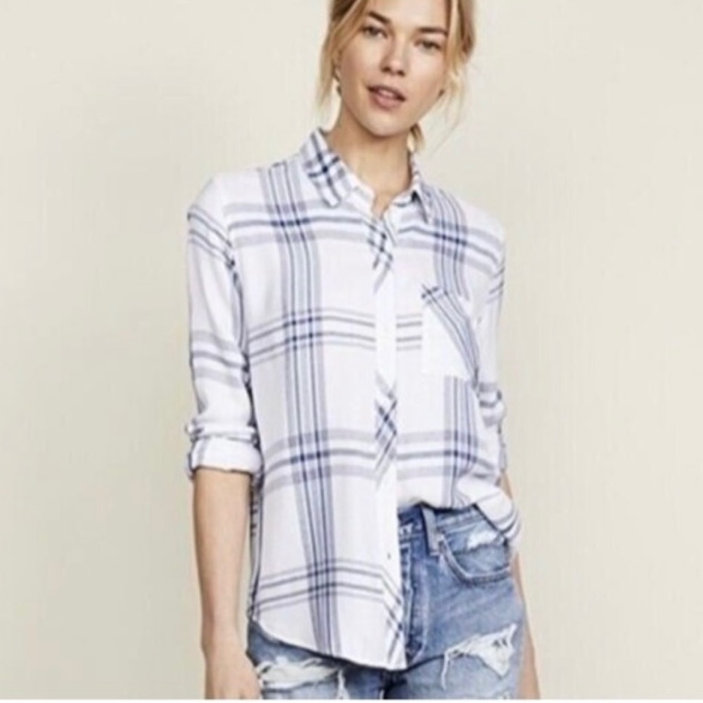 Rails Hunter Button Up In Powder Sky - image 1